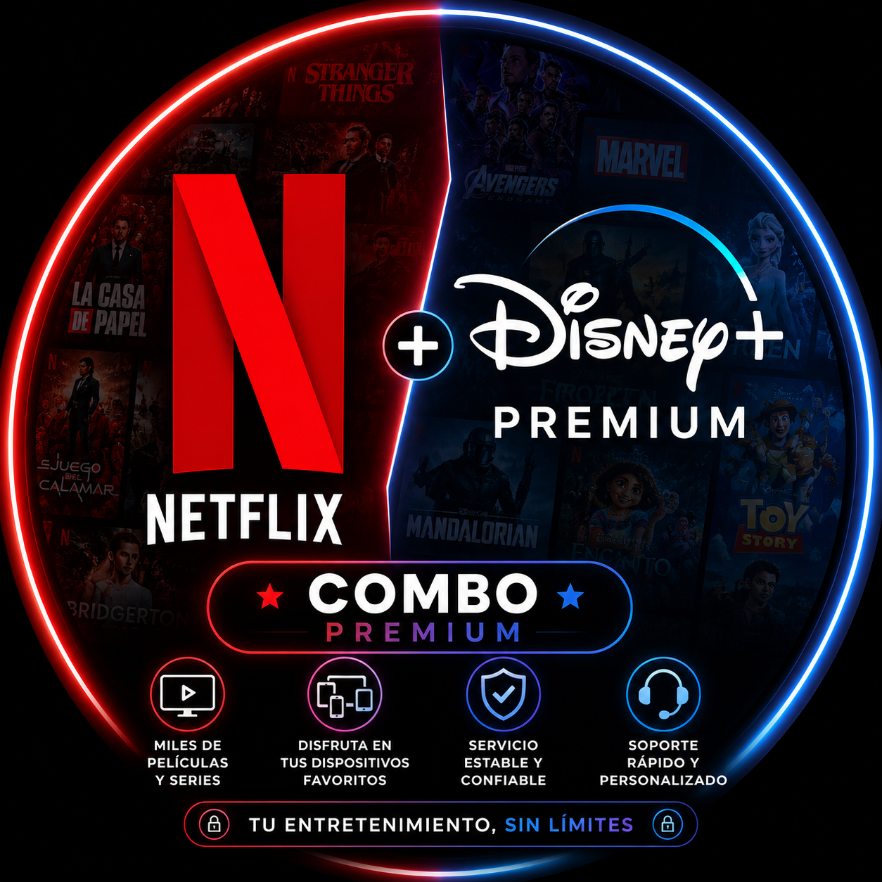 Netflix Disney Premium 