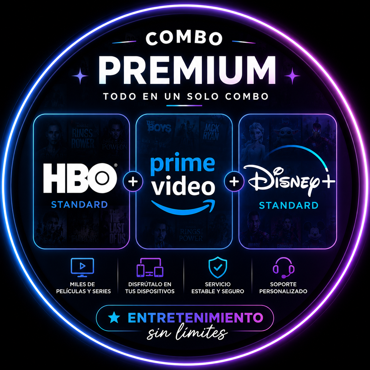 HBO Prime Video Disney Standard 